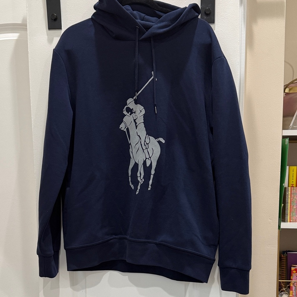 Polo by Ralph Lauren Men's Dark Blue Hoodie